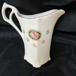 Antique Silesien China Creamer. Made between 1915-1938. Pre-Owned